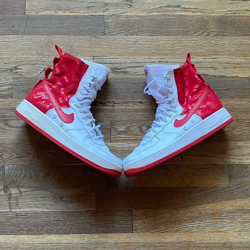 Nike SF Air Force 1 High cut “University Red” size 11
